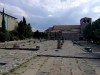 I resti del foro romano dell'antica Tergeste e la cattedrale di San Giusto sulla sommità dell'omonimo colle